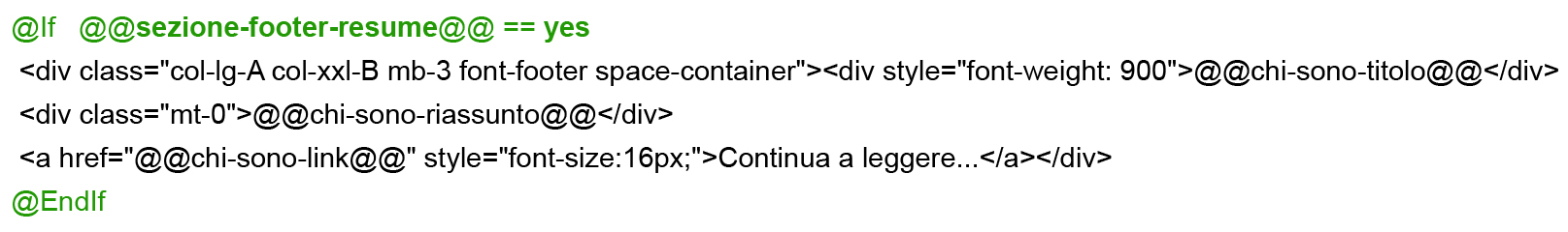 Variabili a condizione di esistenza programmabili